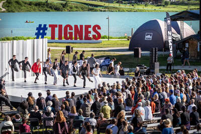 Lokales Fest in Tignes